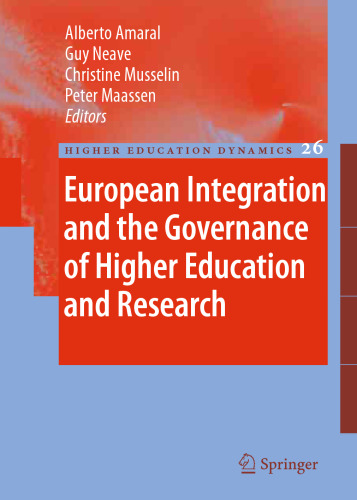 European Integration and the Governance of Higher Education and Research