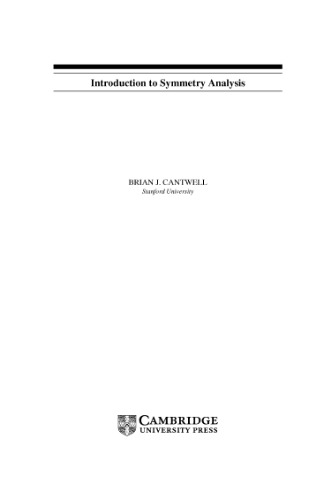 Introduction to symmetry analysis