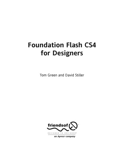 Foundation Flash CS4 for Designers
