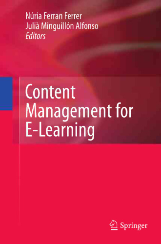Content Management for E-Learning