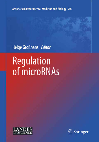 Regulation of microRNAs