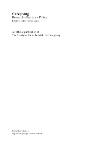 Cancer Caregiving in the United States: Research, Practice, Policy