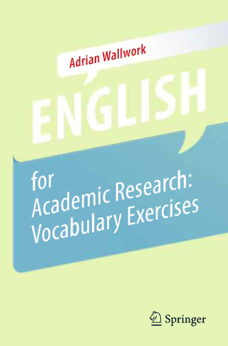 English for Academic Research: Vocabulary Exercises