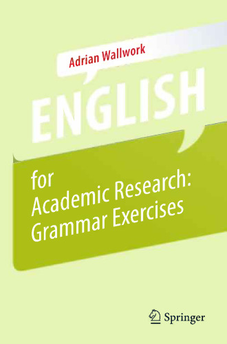 English for Academic Research: Grammar Exercises