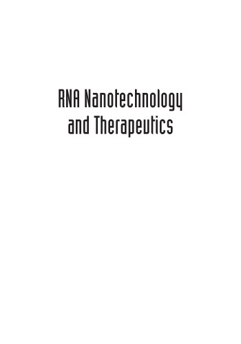RNA Nanotechnology and Therapeutics