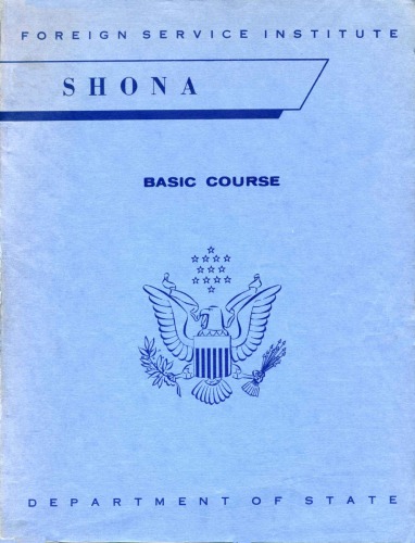 Shona : basic course
