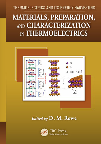 Materials, preparation, and characterization in thermoelectrics