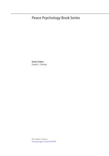 International Handbook of Peace and Reconciliation