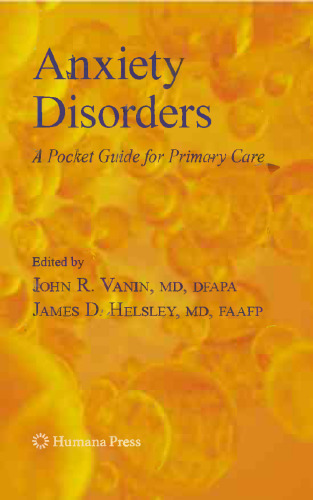 Anxiety Disorders: A Pocket Guide for Primary Care