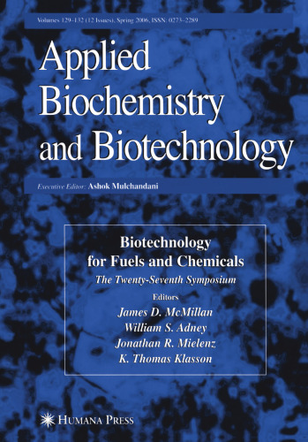 Twenty-Seventh Symposium on Biotechnology for Fuels and Chemicals