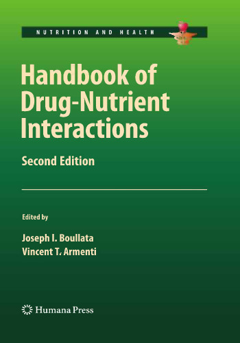 Handbook of Drug-Nutrient Interactions