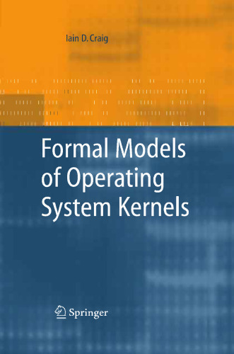 Formal Models of Operating System Kernels