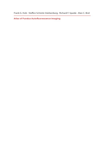 Atlas of Fundus Autofluorscence Imaging