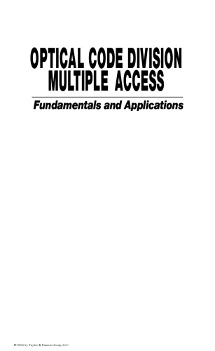 Optical Code Division Multiple Access: Fundamentals and Applications