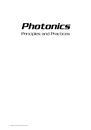 Photonics: Principles and Practices