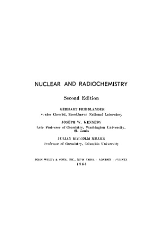 Ядерная химия и радиохимия