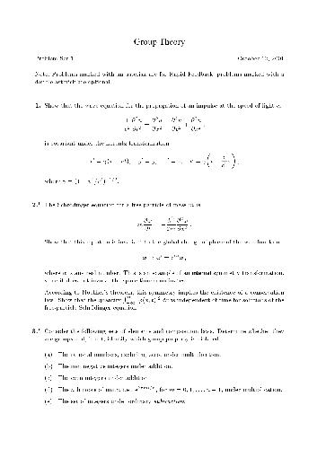 Group theory, problems and solutions