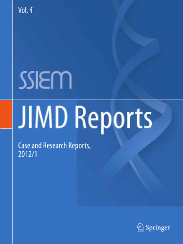 JIMD Reports - Case and Research Reports, 2012/1