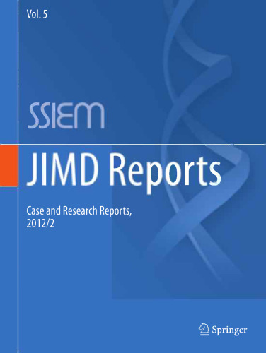 JIMD Reports - Case and Research Reports, 2012/2