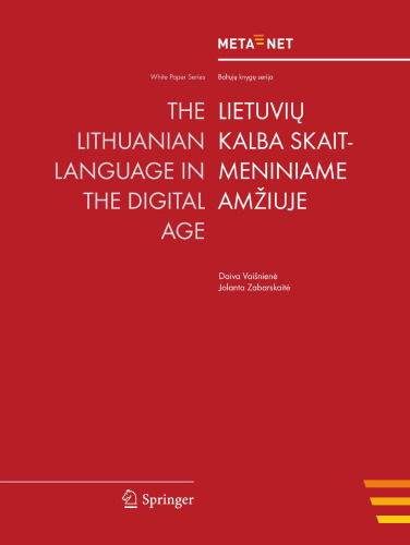 The Lithuanian Language in the Digital Age