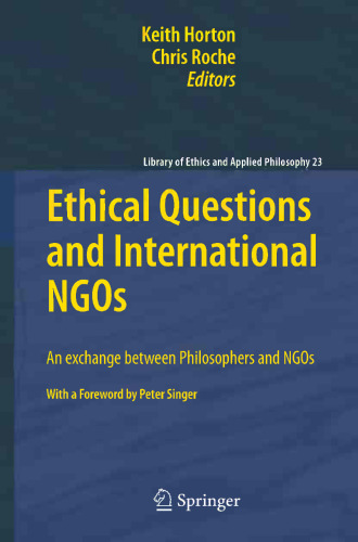 Ethical Questions and International NGOs: An exchange between Philosophers and NGOs