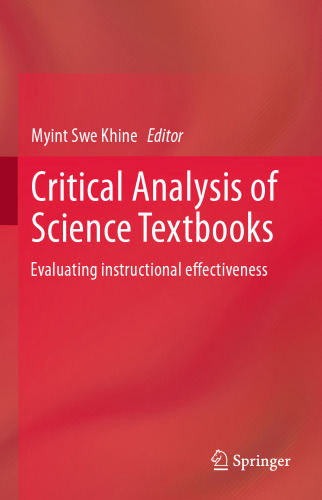 Critical Analysis of Science Textbooks: Evaluating instructional effectiveness