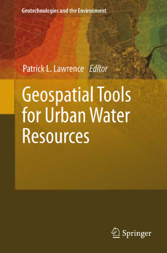 Geospatial Tools for Urban Water Resources
