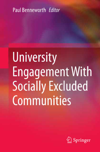 University Engagement With Socially Excluded Communities
