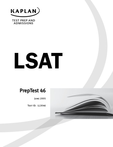 LSAT PrepTest 46