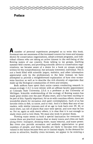 Streams. Their Ecology and Life