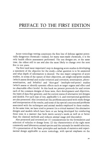 Acute Toxicology Testing