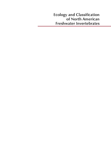 Ecology and Classification of North American Freshwater Invertebrates