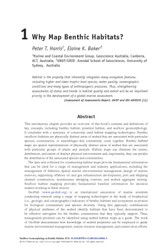 Seafloor Geomorphology as Benthic Habitat. GeoHAB Atlas of Seafloor Geomorphic Features and Benthic Habitats
