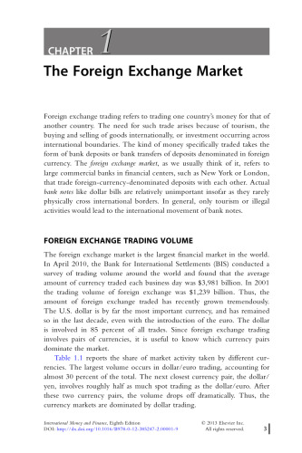 International Money and Finance