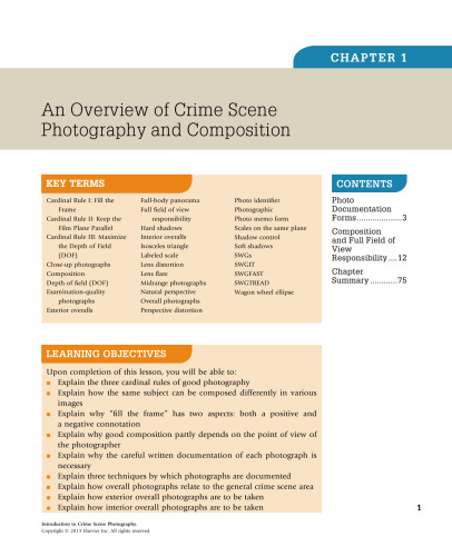 Introduction to Crime Scene Photography