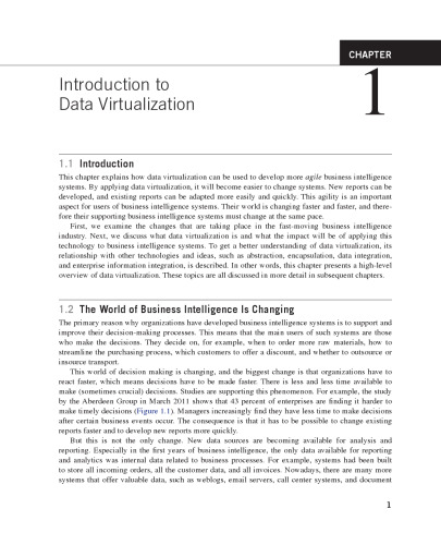 Data Virtualization for Business Intelligence Systems