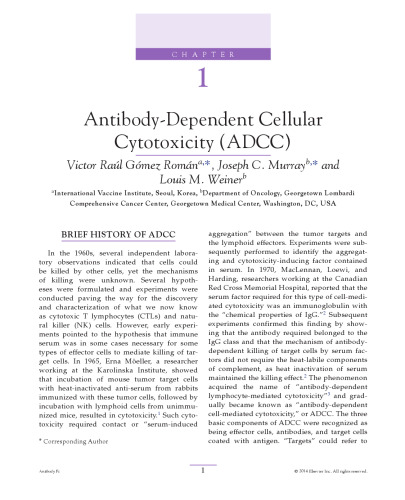 Antibody Fc. Linking Adaptive and Innate Immunity
