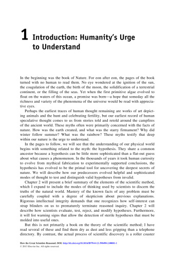 How the Great Scientists Reasoned: The Scientific Method in Action