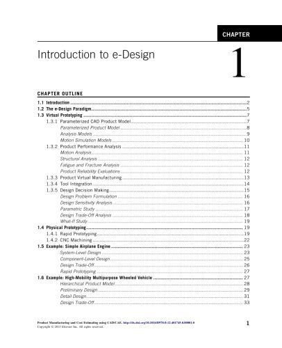Product Manufacturing and Cost Estimating Using Cad/Cae. The Computer Aided Engineering Design Series