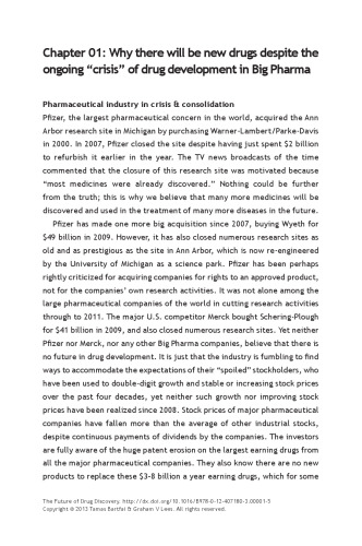 The Future of Drug Discovery. Who Decides Which Diseases to Treat?