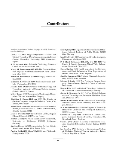 Information Resources in Toxicology