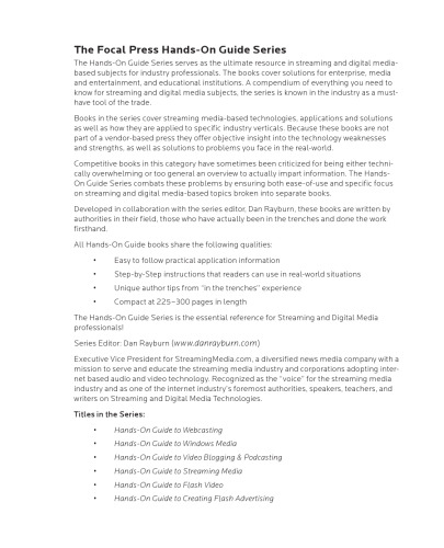 Creating Flash Advertising. From Concept to Tracking—Microsites Video Ads, and More