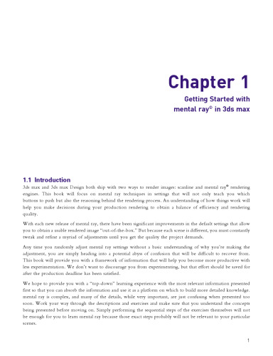 Rendering with mental ray and 3ds Max