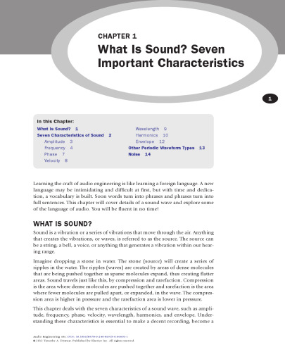 Audio Engineering 101. A Beginner's Guide to Music Production