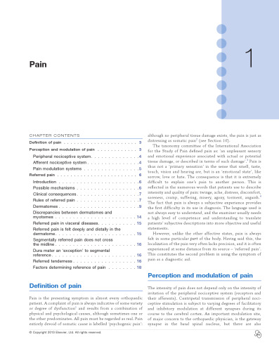 A System of Orthopaedic Medicine
