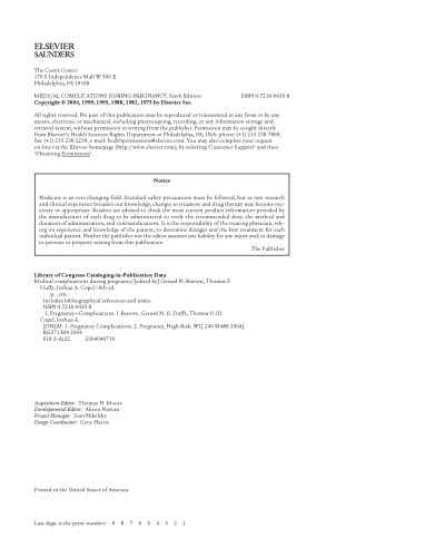 Medical Complications During Pregnancy