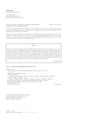 Atlas of Aesthetic Eyelid and Periocular Surgery