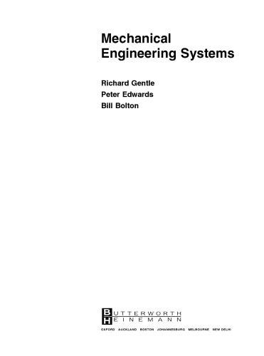 Mechanical Engineering Systems