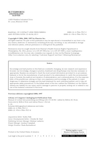 Manual of Contact Lens Prescribing and Fitting