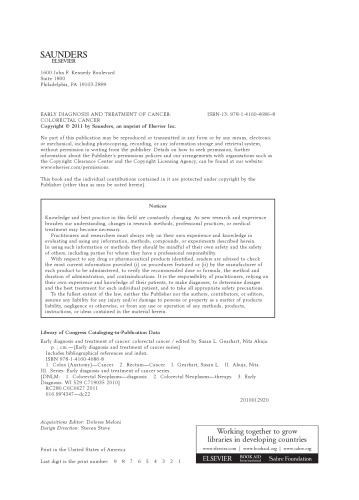 Early Diagnosis and Treatment of Cancer Series: Colorectal Cancer